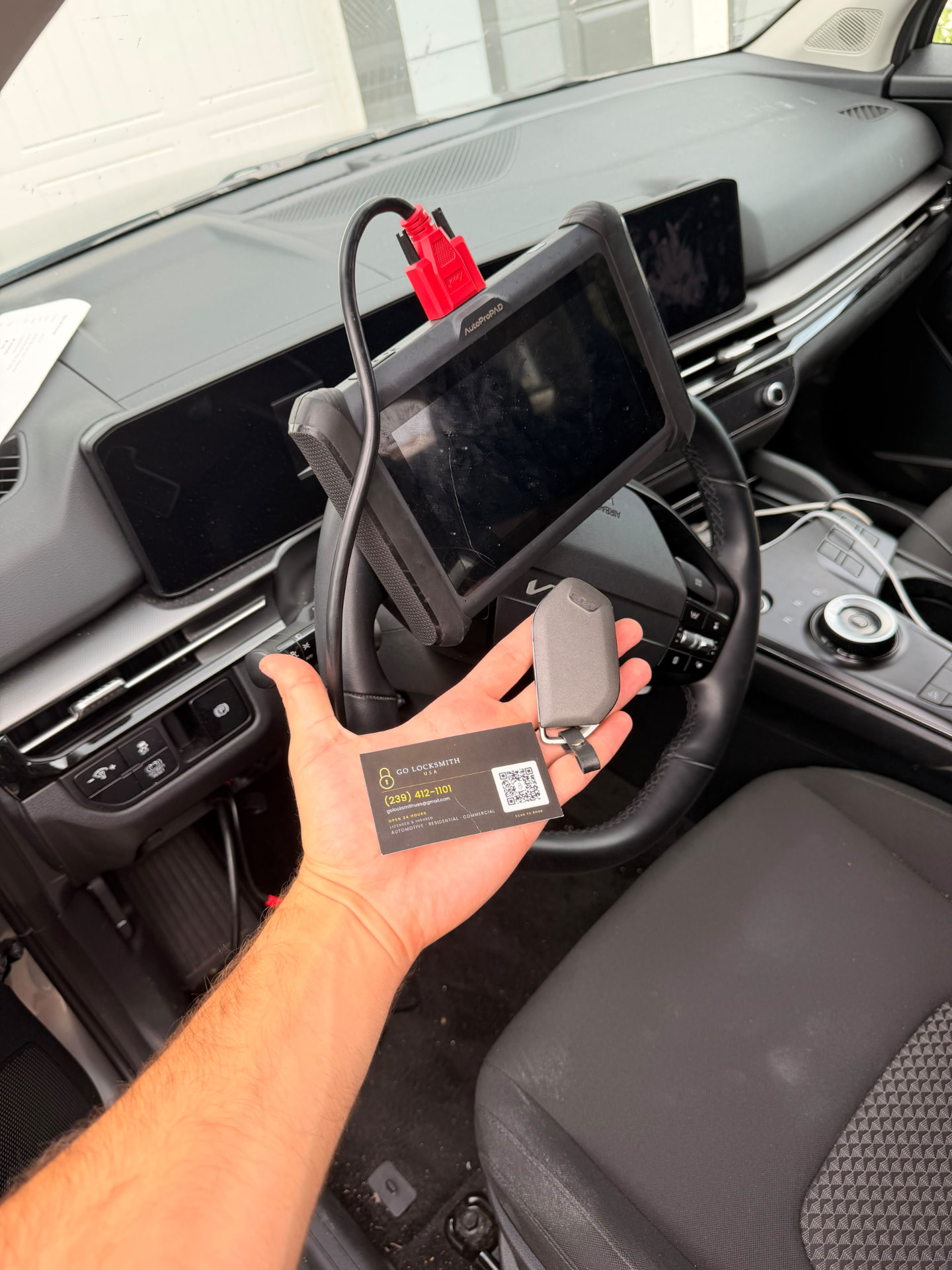 Kia key programmed on site by GO Locksmith USA